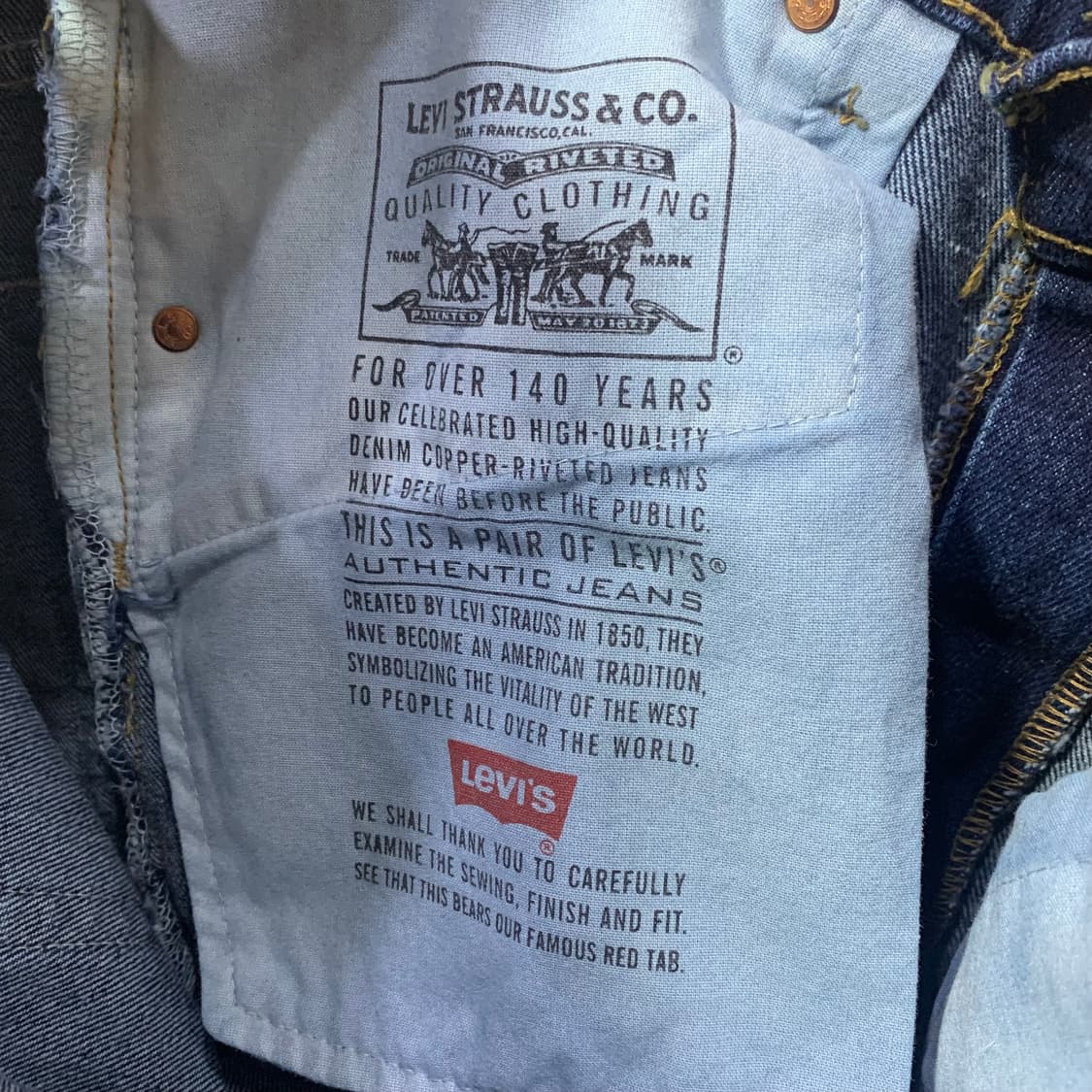 리바이스 90s USA 550 데님 팬츠 상품이미지6