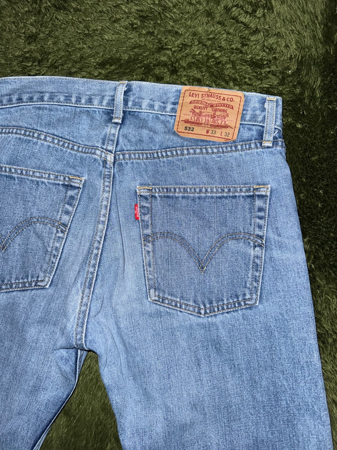 [33X32] 리바이스 532 재팬 릴리즈 빈티지 워싱 데님 팬츠 상품이미지9