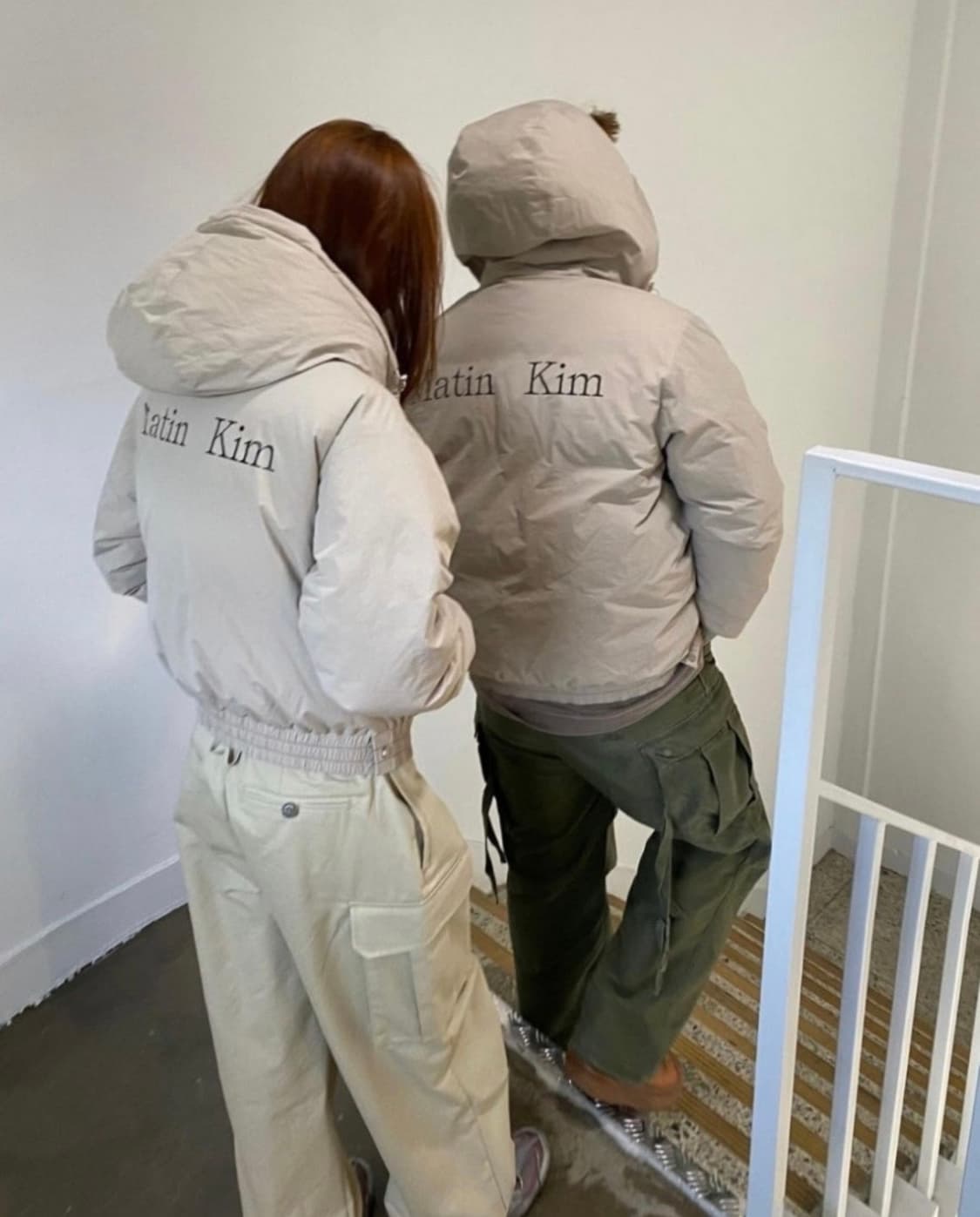 마뗑킴 크롭 후드 다운 재킷 (블랙) 상품이미지2