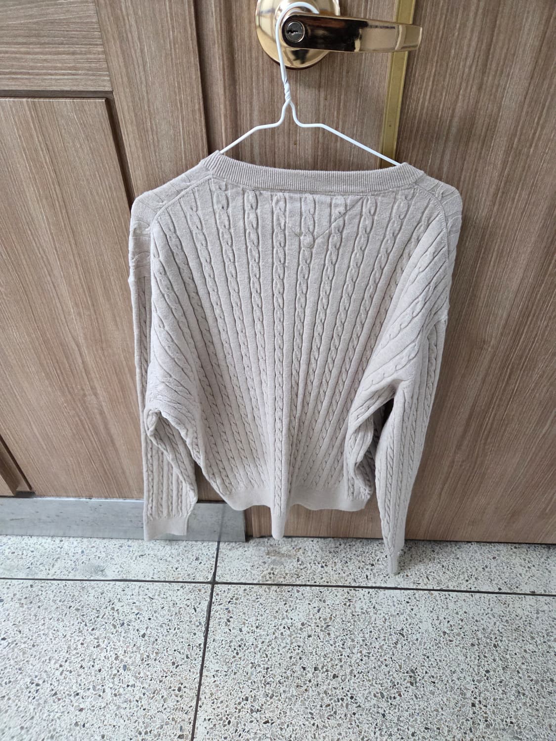 토미힐피거 꽈배기 캐시미어 니트 XXL 상품이미지2