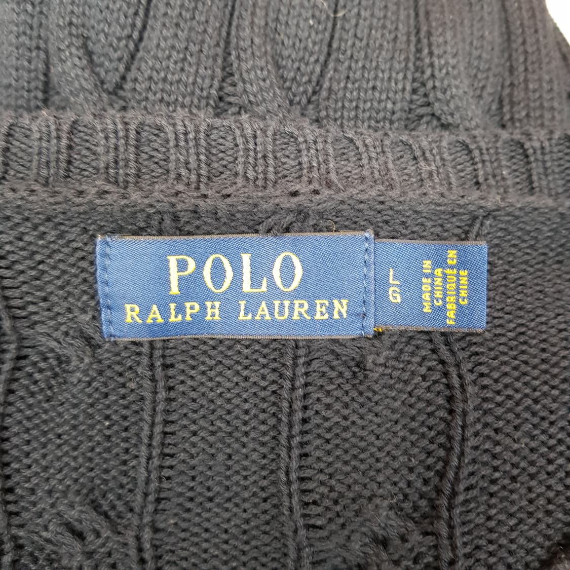 폴로 랄프로렌 케이블 코튼 니트 L사이즈 상품이미지6