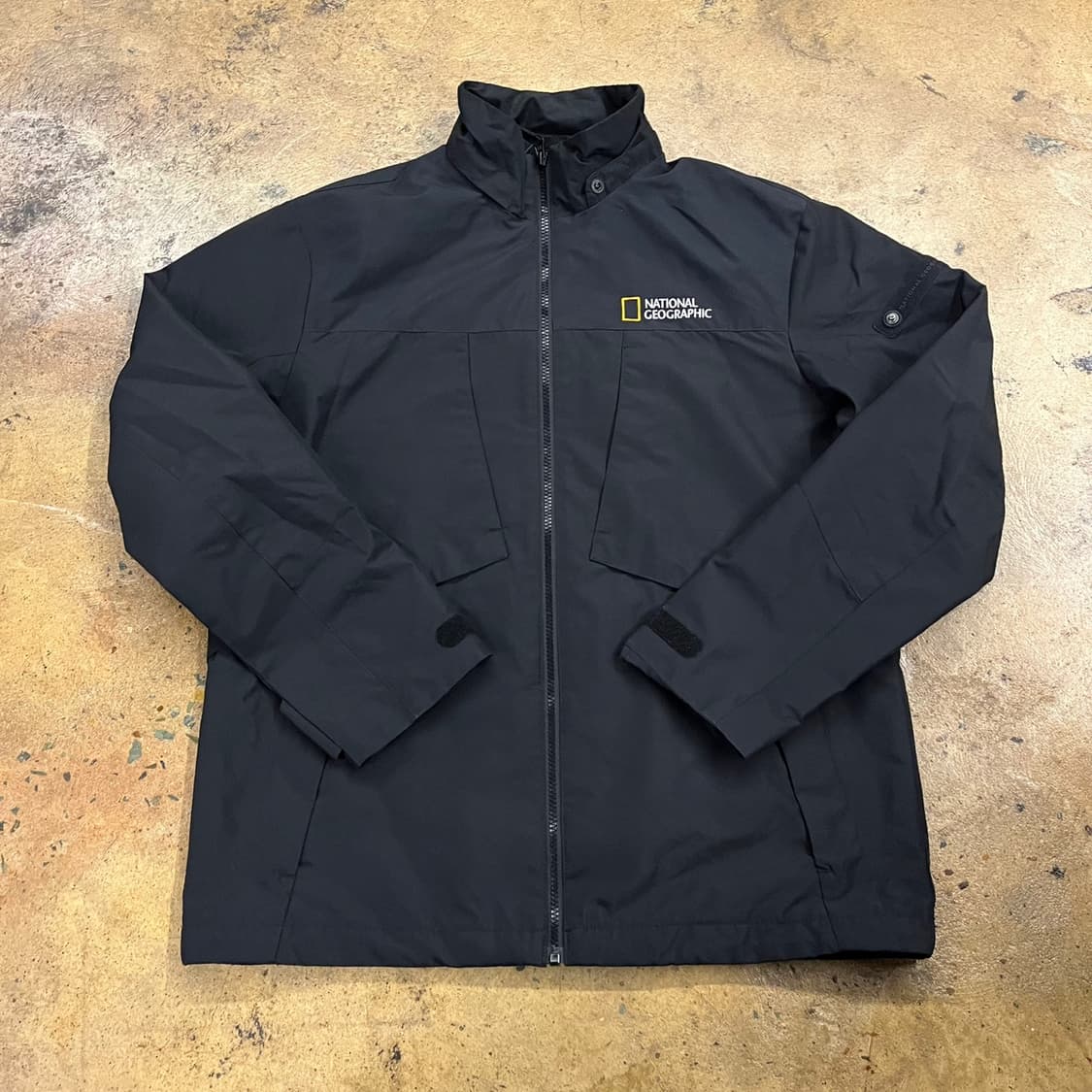 [정품/L] 내셔널지오그래픽 블랙 바람막이 자켓 b15 상품이미지2