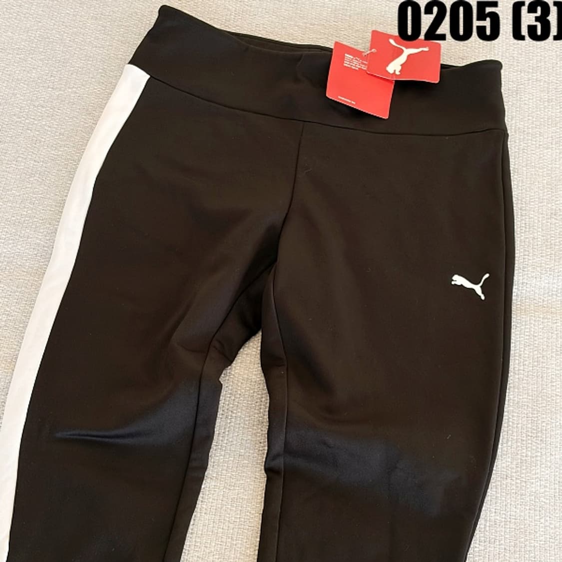 [S] 새상품 푸마 여성 블랙 사이드라인 레깅스 0205(3) 상품이미지2