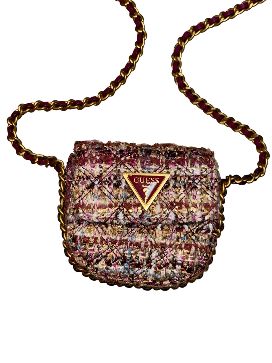 게스 미니 트위드 y2k 숄더백 크로스백 상품이미지2