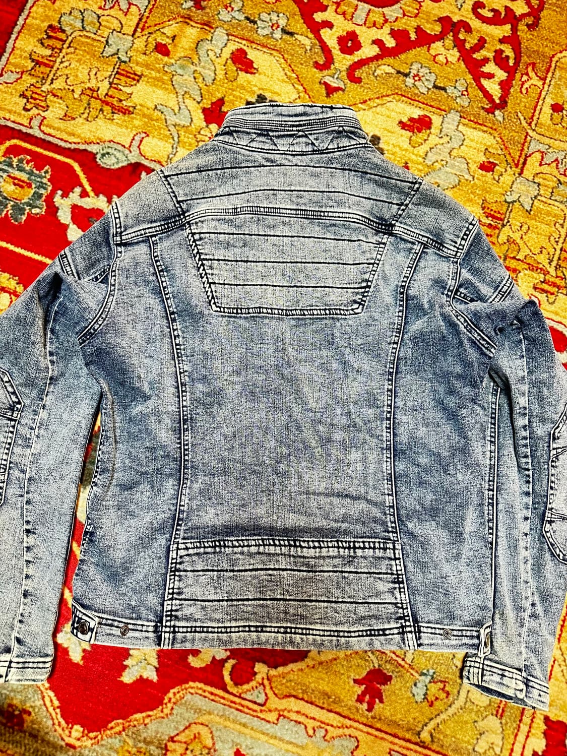 field core codura 워싱 데님 라이더 자켓 3L 상품이미지5