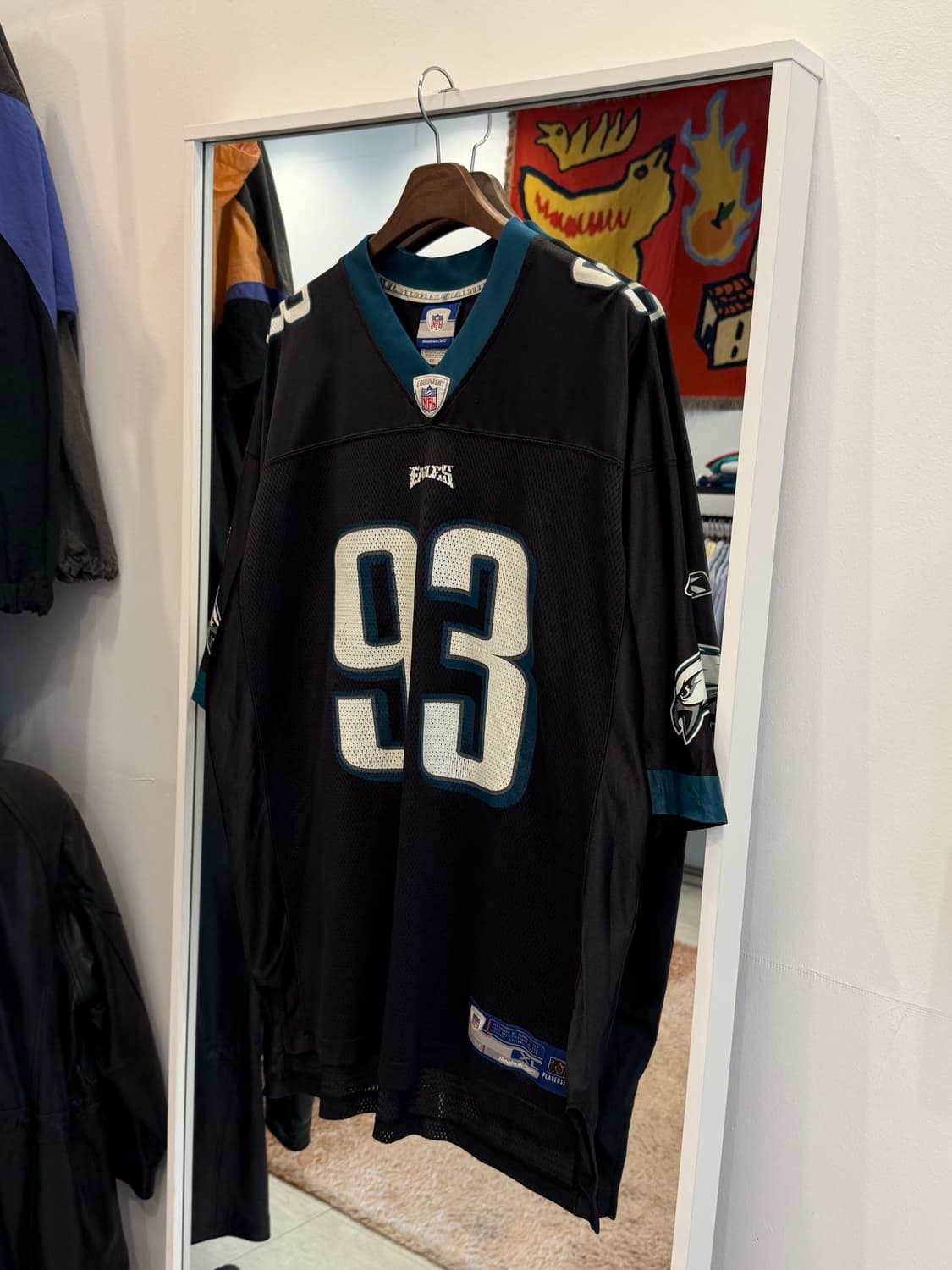 Reebok 리복 NFL 필라델피아 이글스 No.93 풋볼 저지 상품이미지1