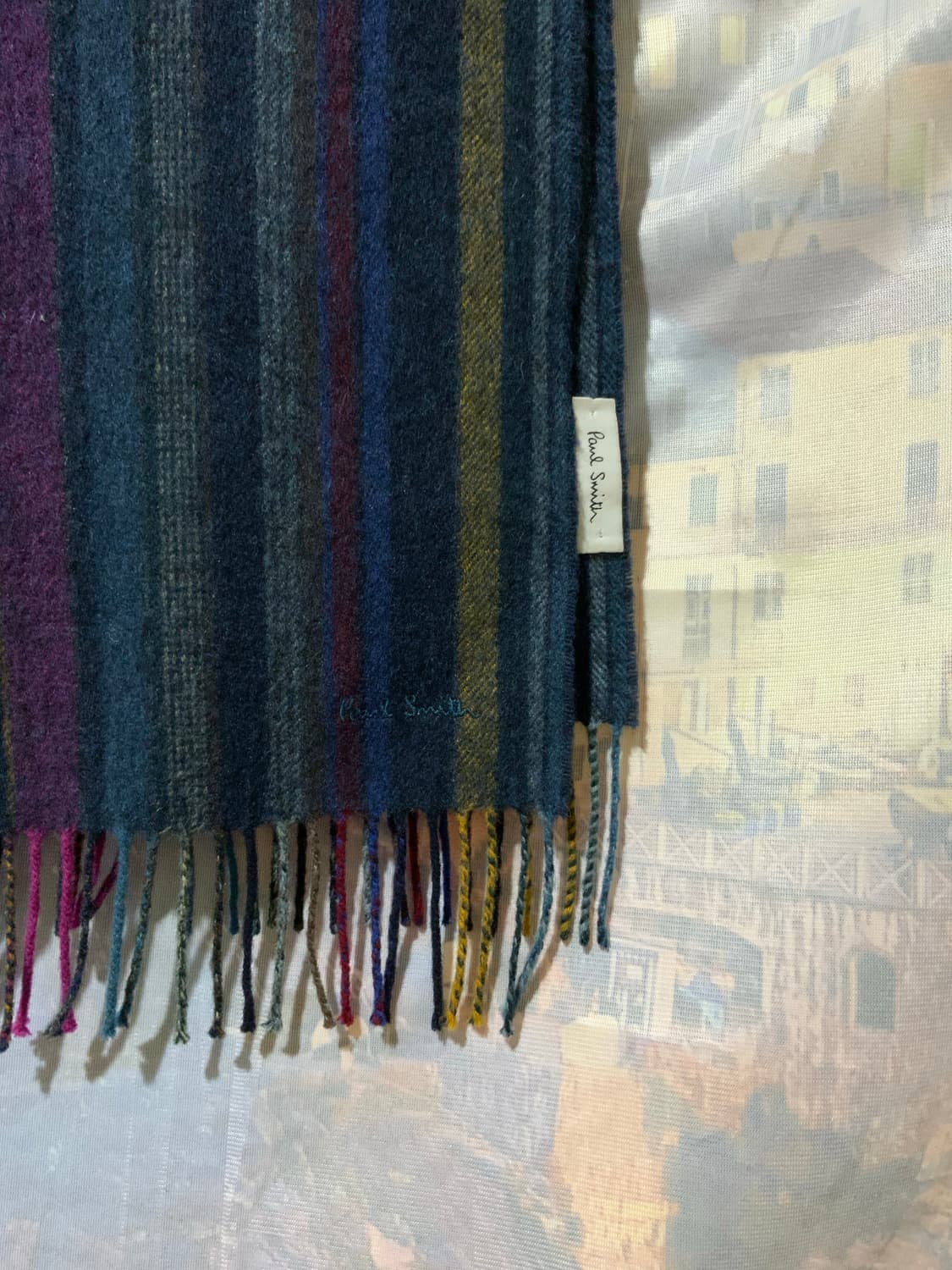 폴 스미스 스트라이프 울 머플러 상품이미지2