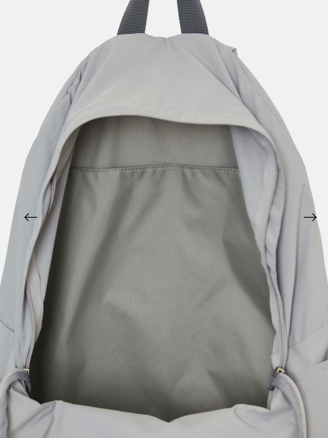 엔조블루스 픽셀 로고 베이직 백팩 (라이트 그레이) 상품이미지3