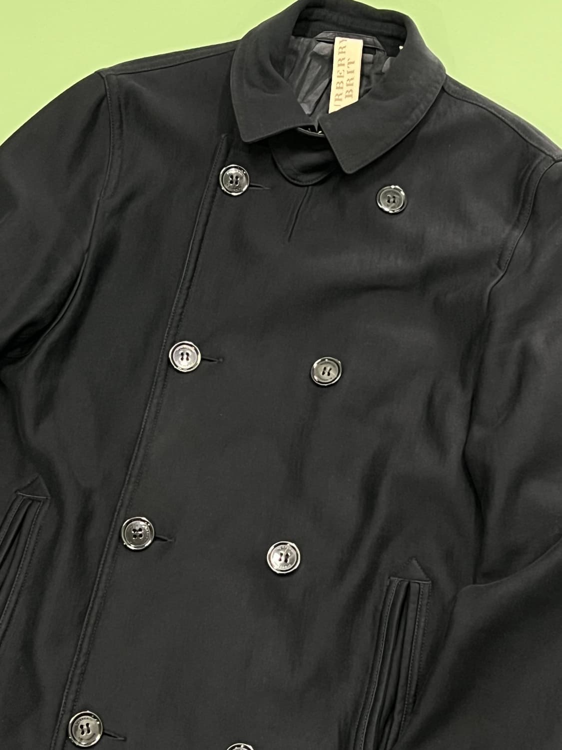 (M) 버버리 브릿 코튼 더블 트렌치 코트 상품이미지3