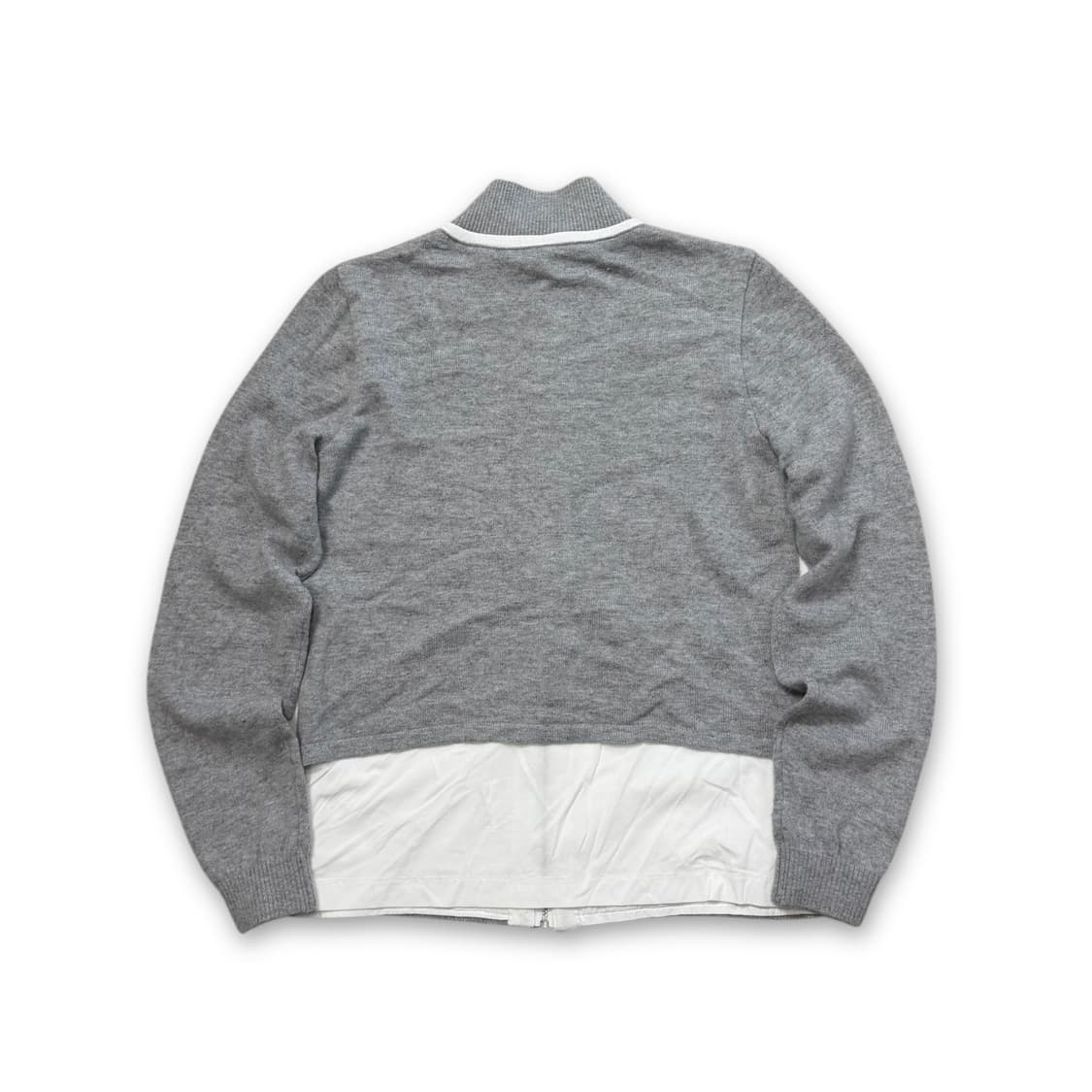 ELORD(W)캐시미어 풀집업 그레이 니트 상품이미지2