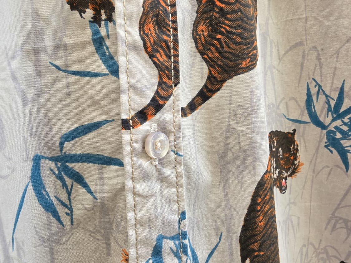 마이클 알렉산더 타이거 프린트 셔츠 상품이미지4