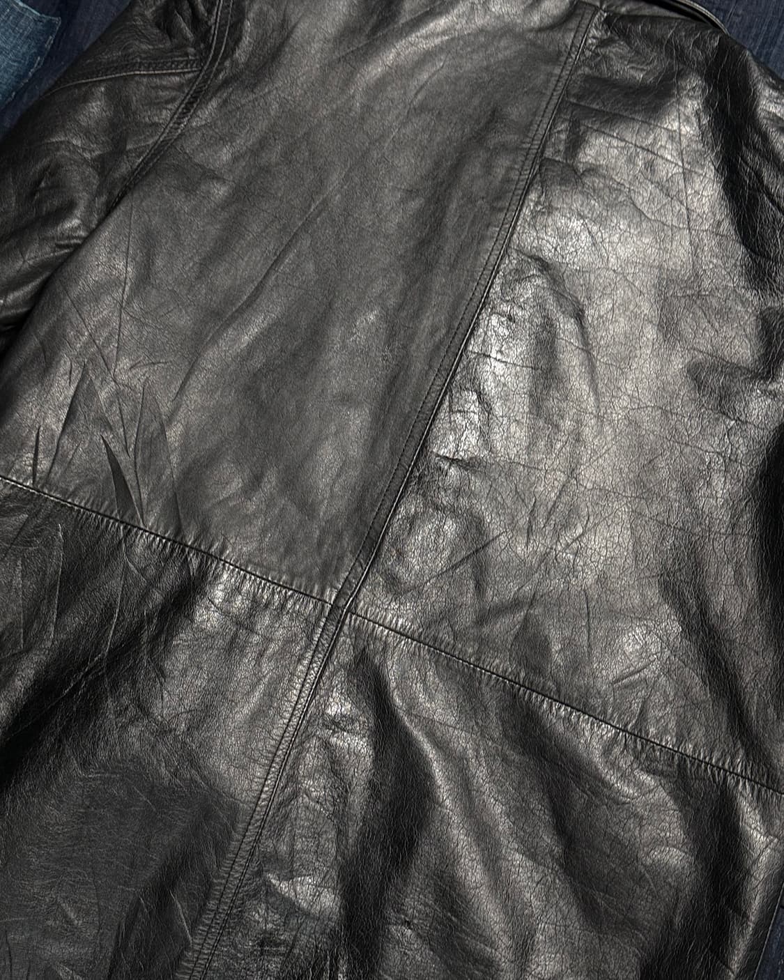 80-90‘s 하이퍼 드라이브 카우하이드 싱글 코트 9AR 상품이미지6