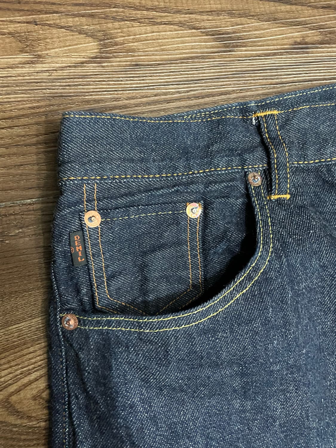 데밀 LOT. 009R 셀비지 데님 팬츠 상품이미지4