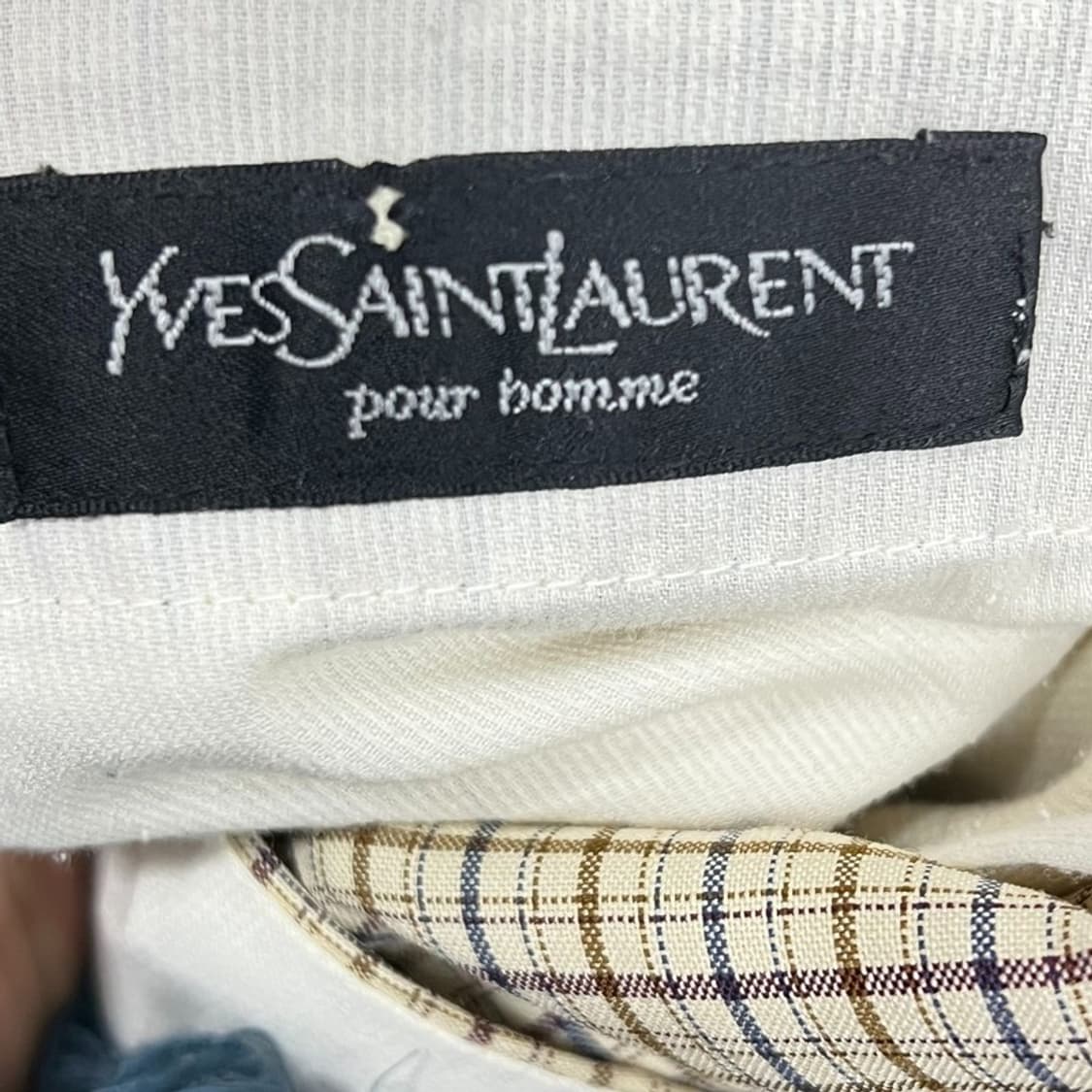 입생로랑 체크 슬랙스 v0980 상품이미지7