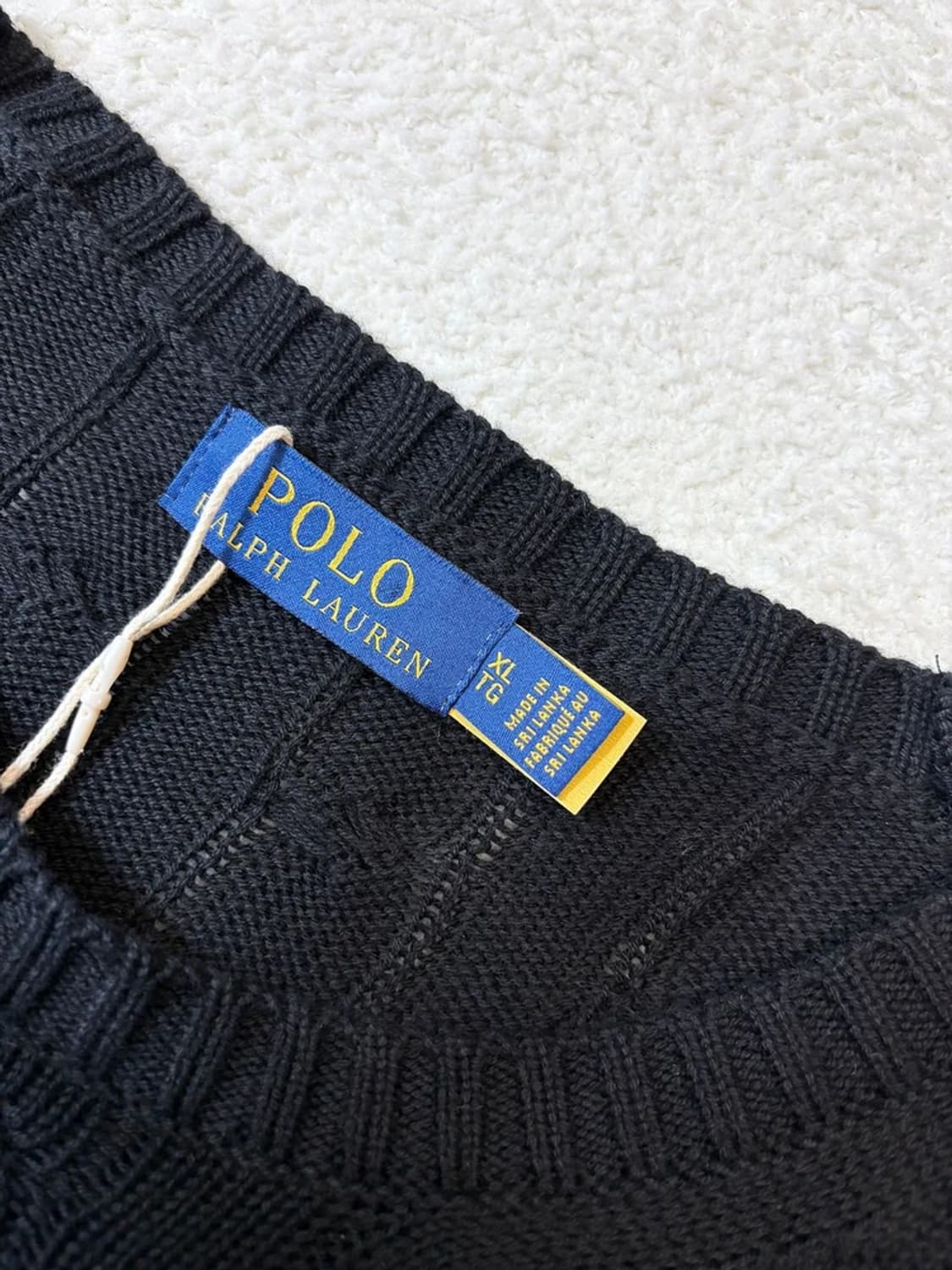 폴로 랄프로렌 큐알 신형 꽈배기 코튼 니트 PN6251 상품이미지6