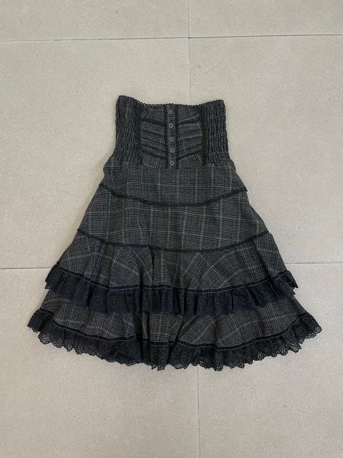 오즈온 아일렛 레이스 스커트 상품이미지4