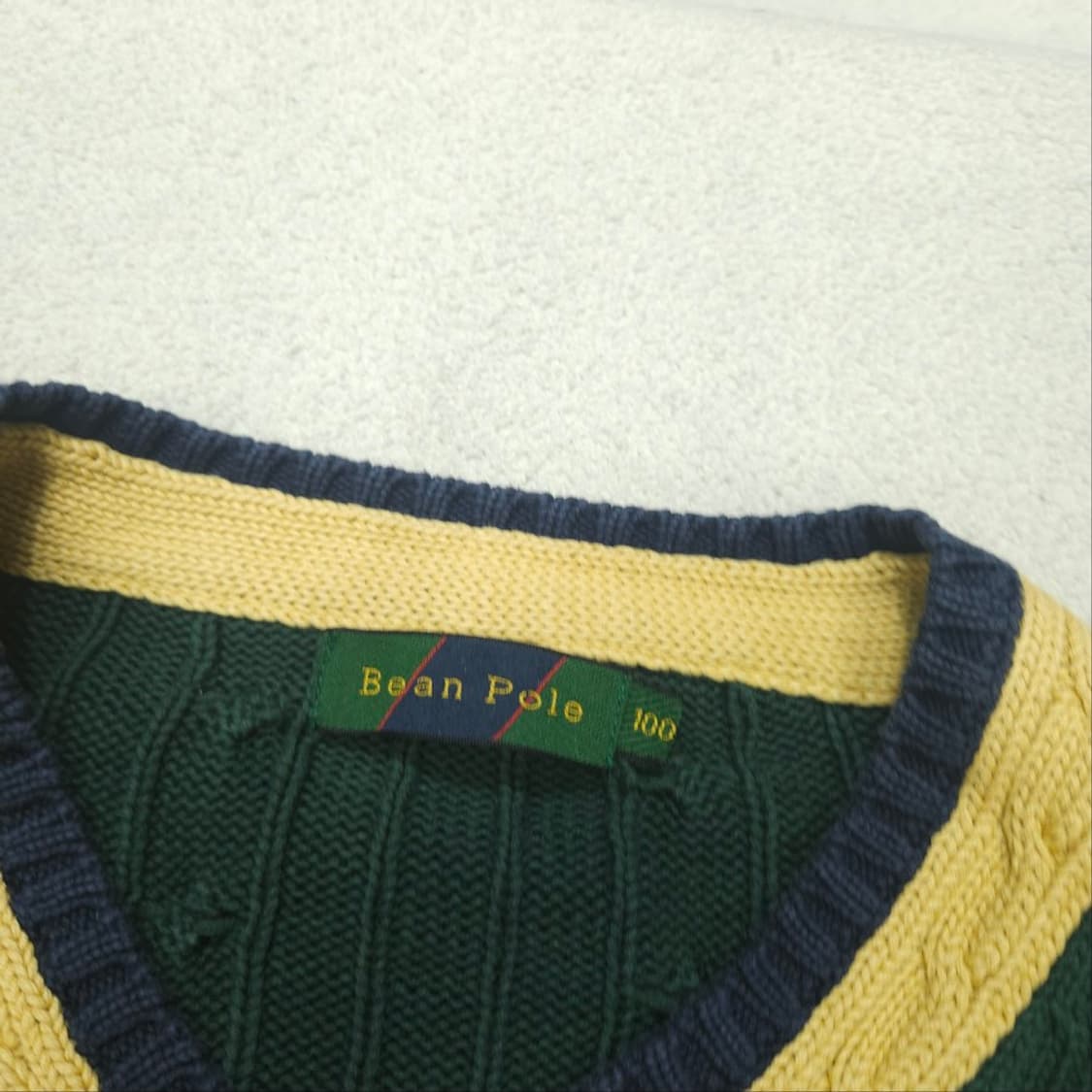 빈폴 케이블 니트 100 상품이미지5