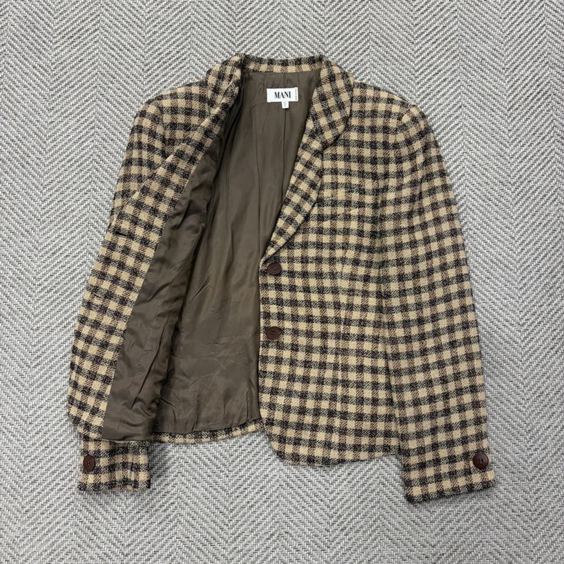 마니 체크 블레이저 v2672 상품이미지5