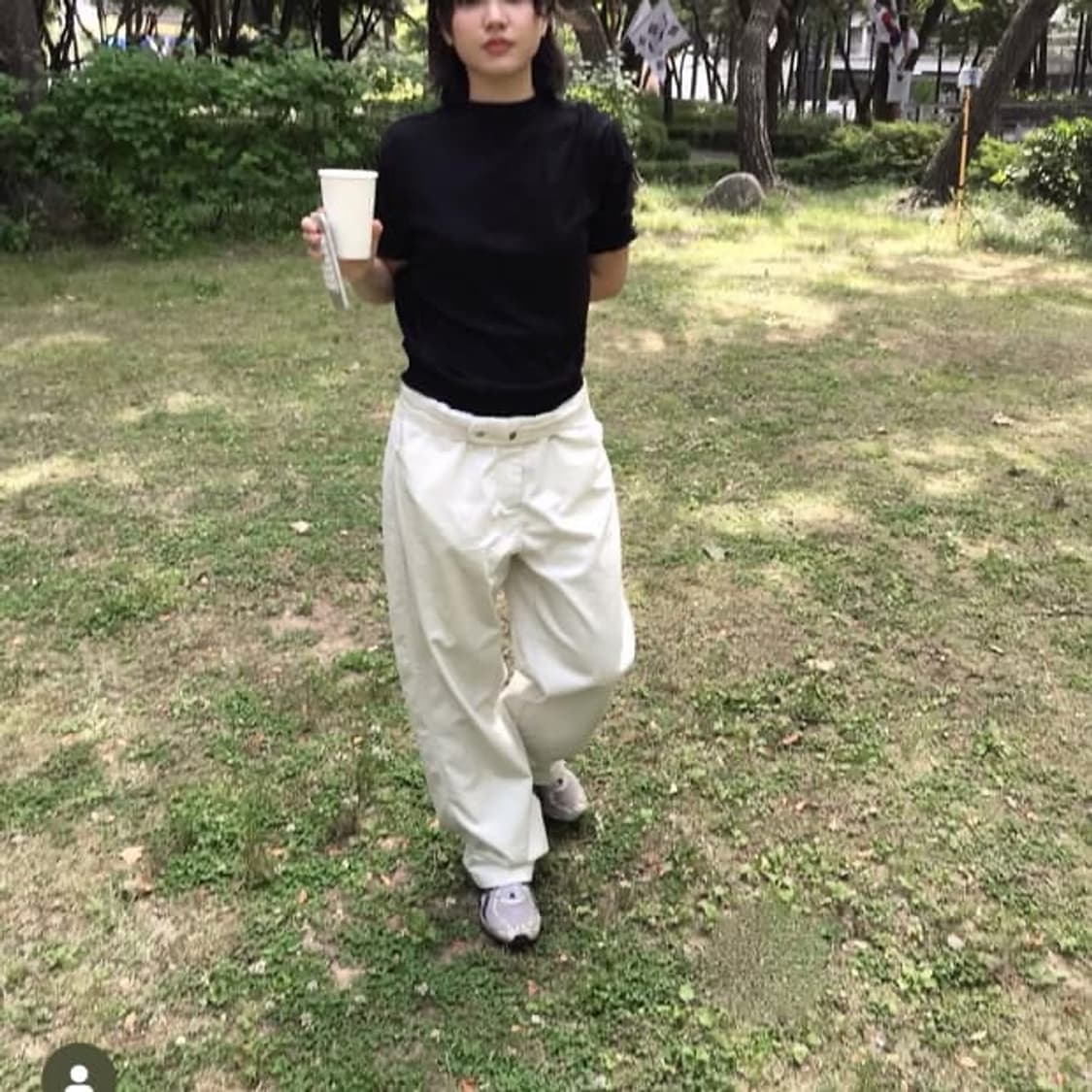에옹쓰 84 work pants white 상품이미지2