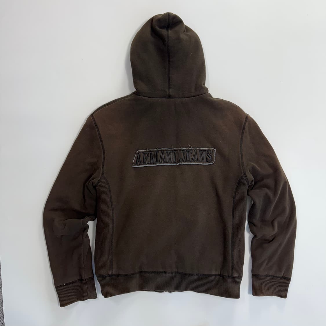 아르마니 선페이딩 후드집업 브라운  상품이미지2