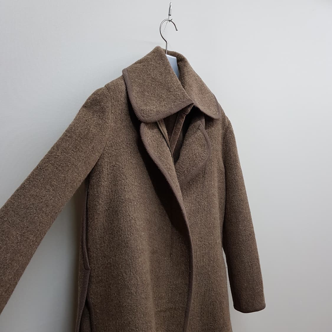 한섬 MINE 베이비 라마 울 베스트 코트 세트  76-90-155사이즈 상품이미지3