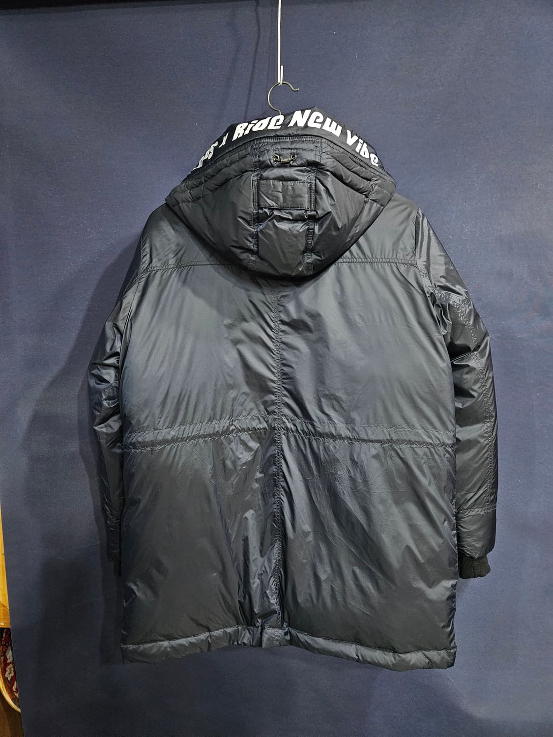 빈폴 네이비 남성 105 덕다운 하프 야상패딩  상품이미지2