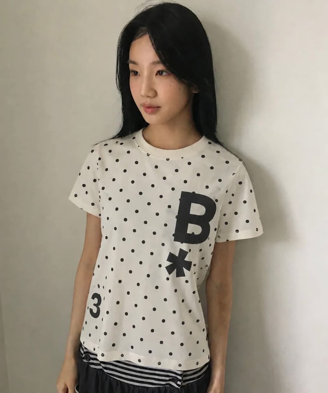 바우프 B logo 슬림핏 티셔츠 상품이미지1