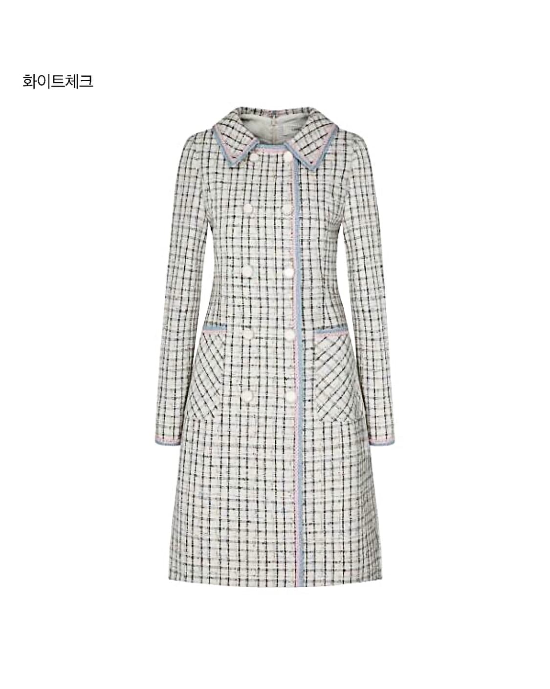 라인 트위드 원피스 상품이미지1