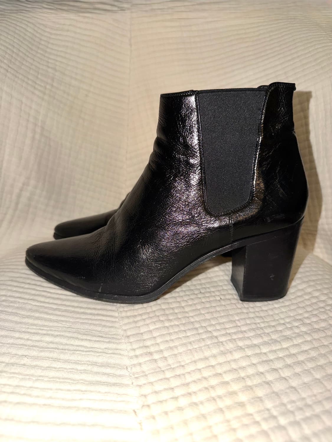 생로랑 85mm 앵클 크링클 부츠 상품이미지4