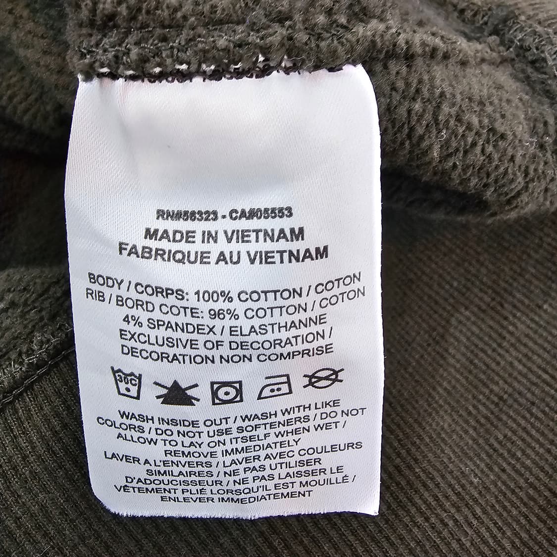 나이키 카키 스우시 맨투맨 스웻셔츠 상품이미지9