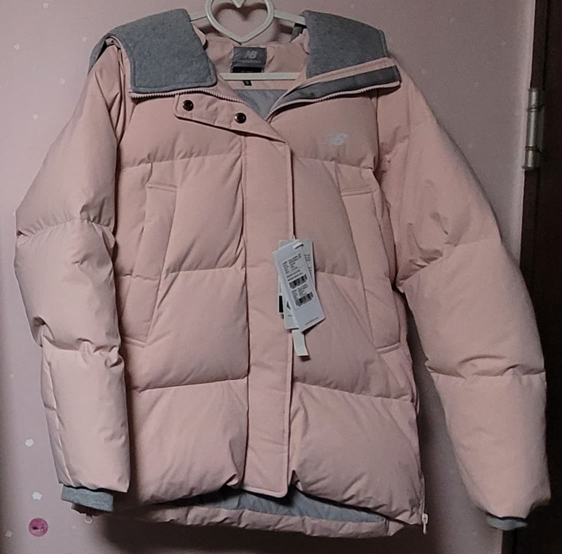 뉴발란스 연아패딩 핑크 상품이미지2