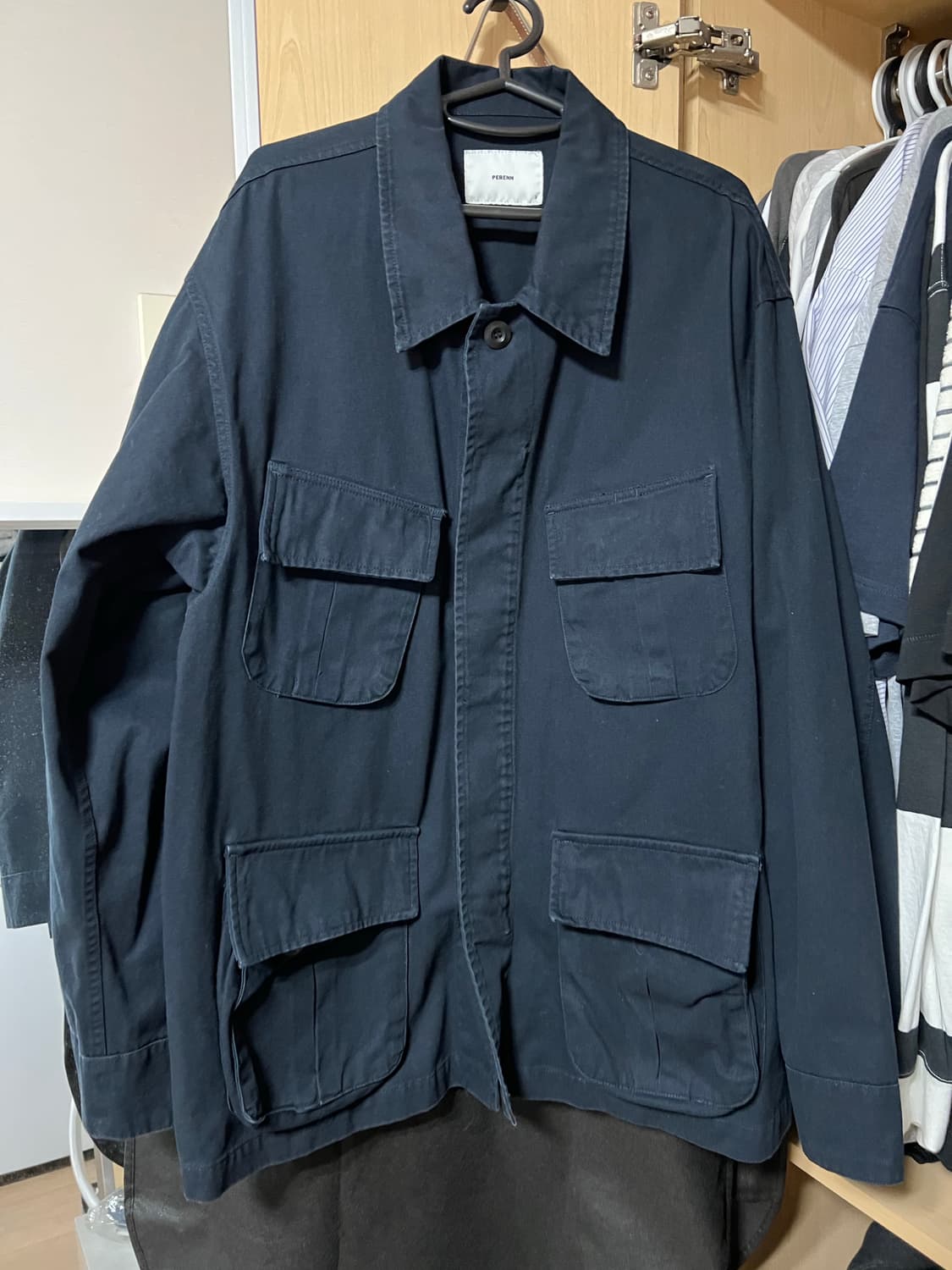 퍼렌 정글 퍼티그 자켓 네이비 3사이즈 상품이미지2