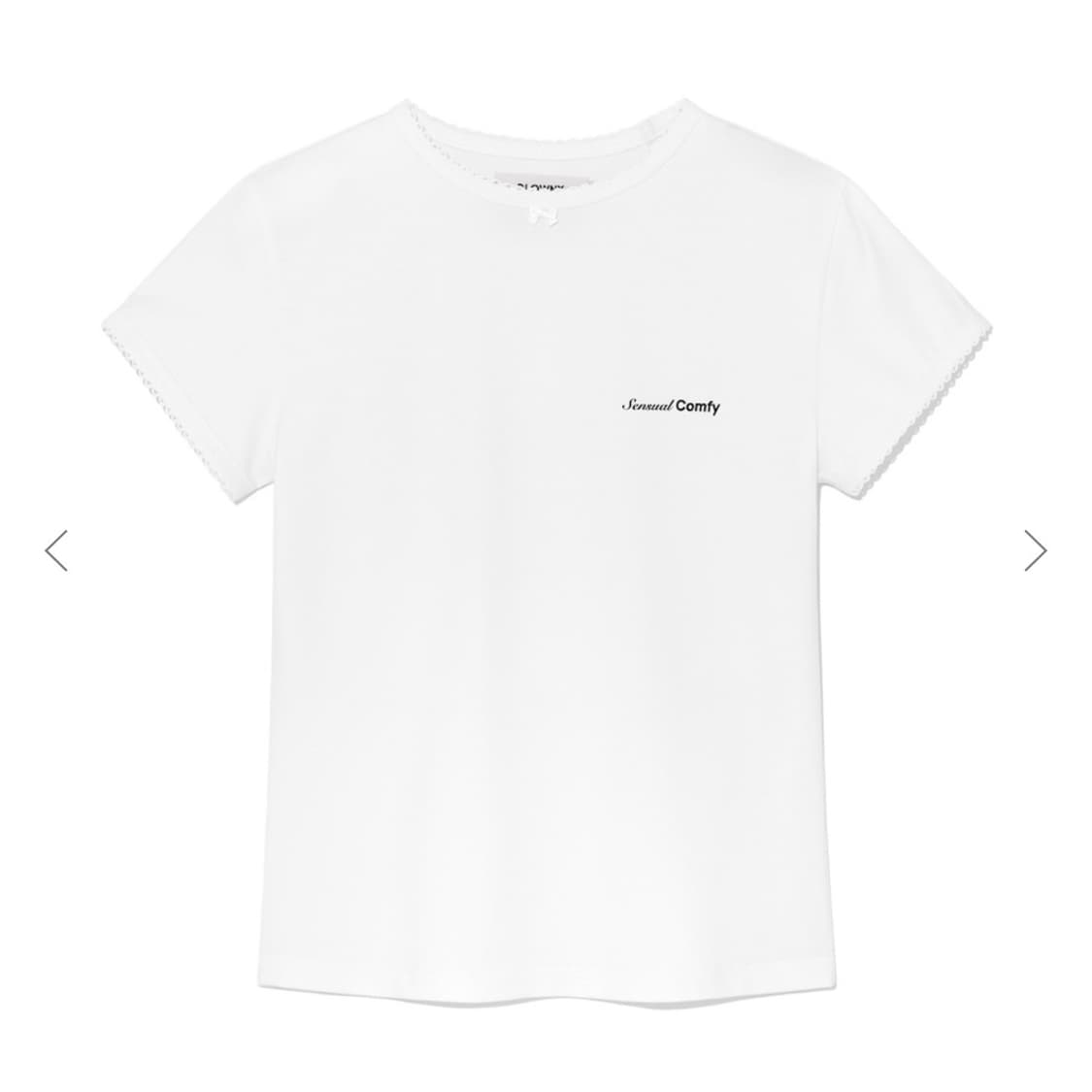 핀터st) 글로니 레이스 반팔 티 m 상품이미지3