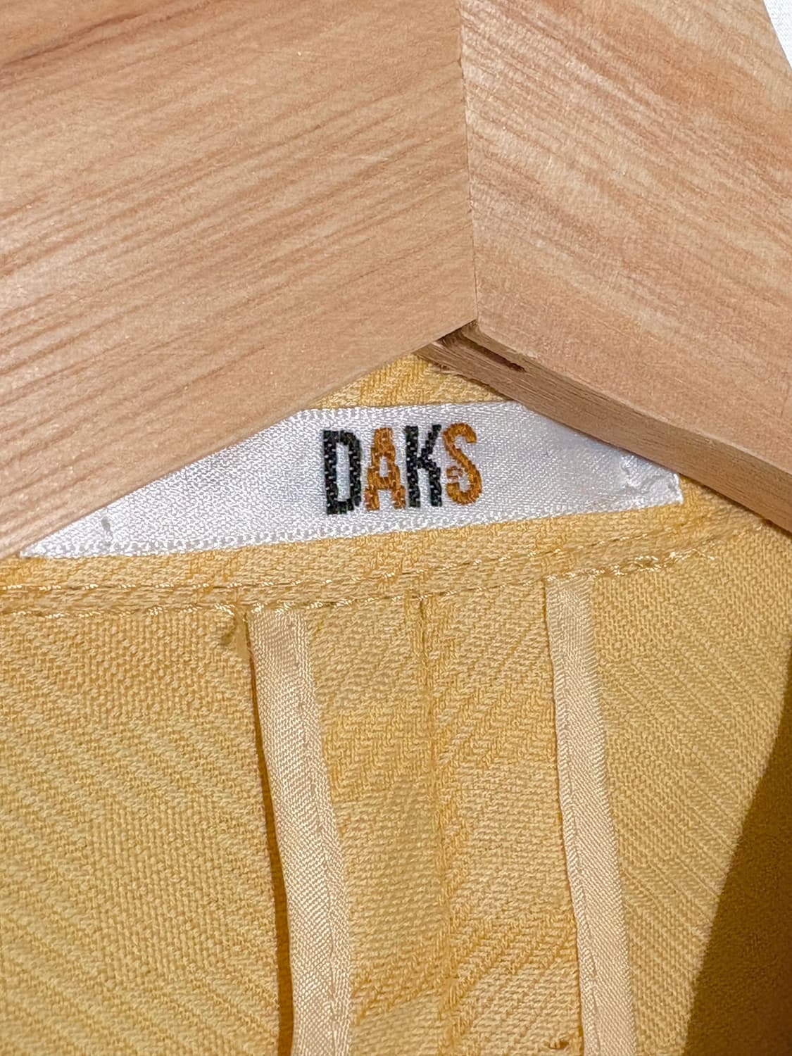 🧥 DAKS Vintage Mustard Tailored Button  상품이미지6