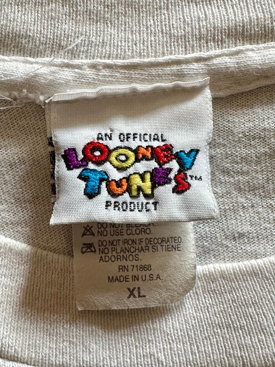 96s 루니툰즈 "I CAN'T TAKE IT ANYMORE" - XL 상품이미지7