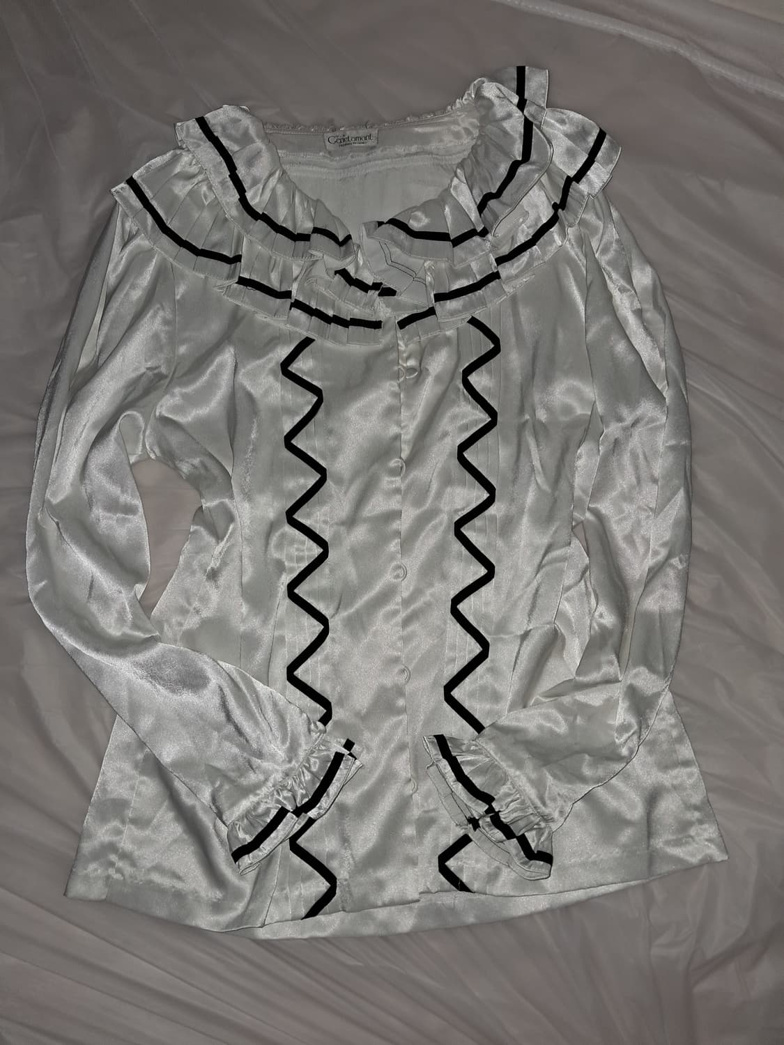 공겜여주 고스로리 레이스 블라우스 상품이미지1