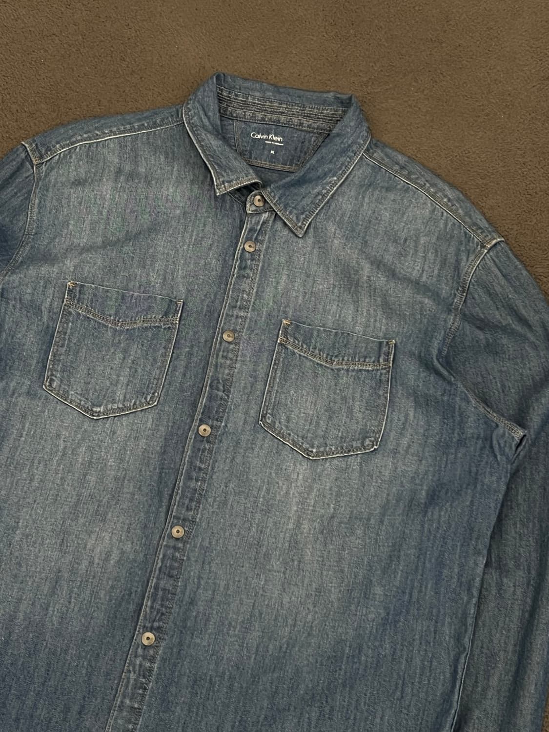 캘빈클라인 데님 웨스턴 셔츠 처분  상품이미지2