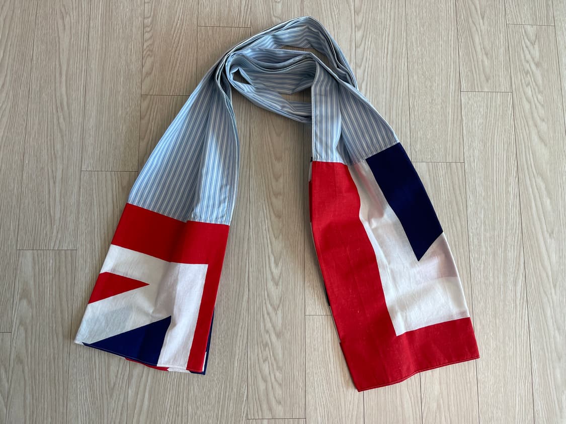 꼼데가르송 셔츠 유니언 잭 빅 스톨 스카프 머플러 상품이미지4