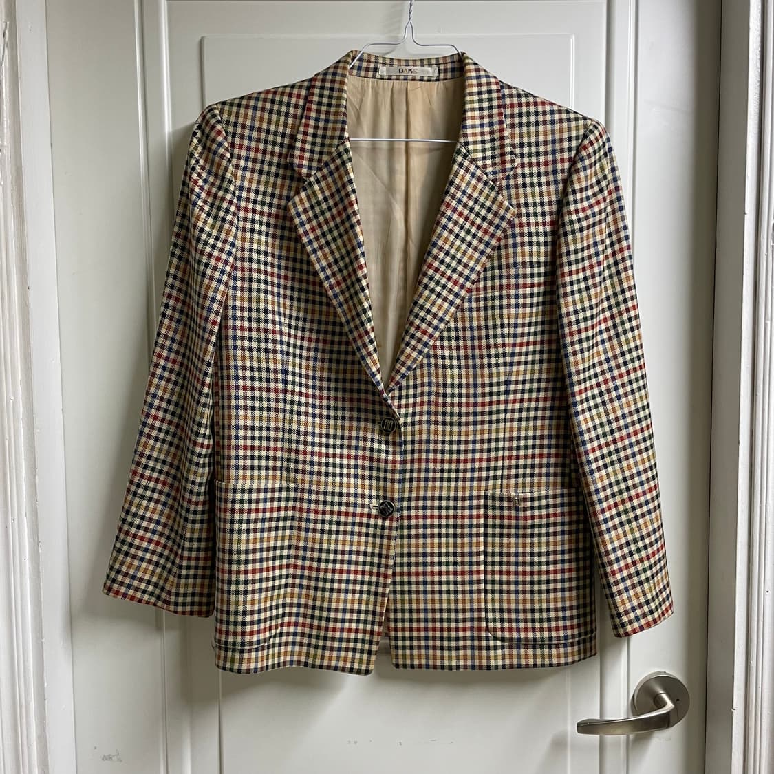 DAKS 클래식 체크 자켓 상품이미지2