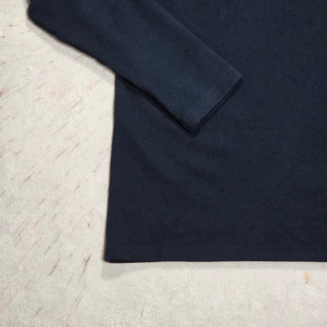 버버리힐스폴로클럽 네이비 반폴라 롱슬리브 상품이미지4