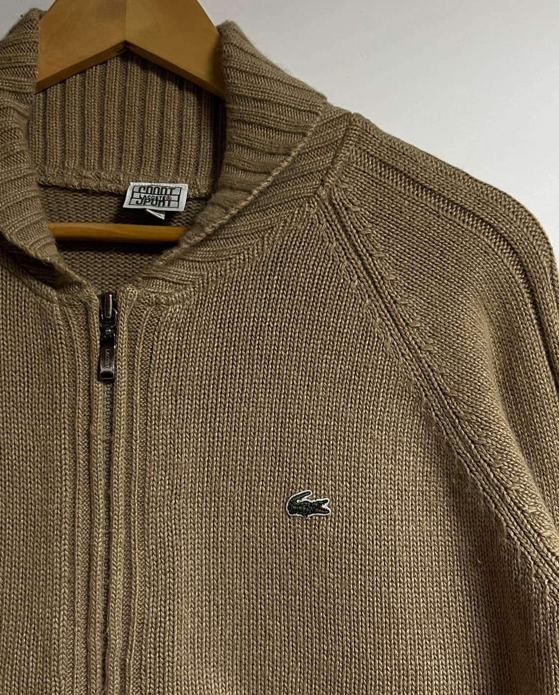 공용 라코스테 모 니트 집업 가디건 스웨터 100 상품이미지4