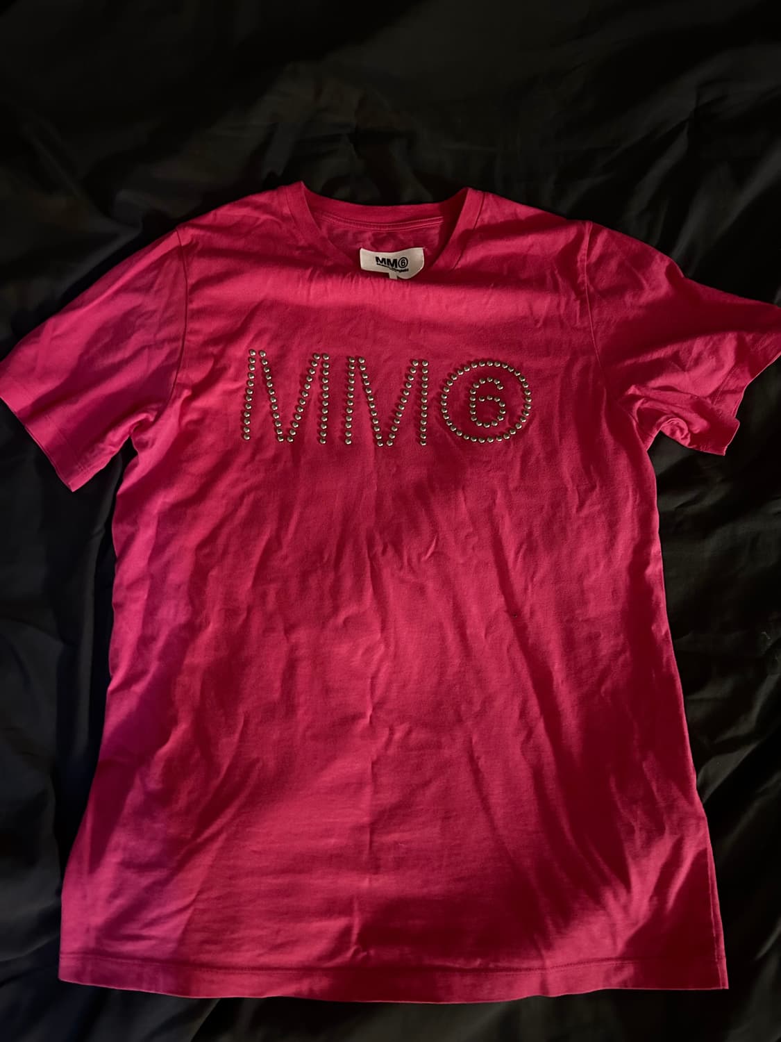 MM6 Silver Stud Pink Color T-Shirt 상품이미지1
