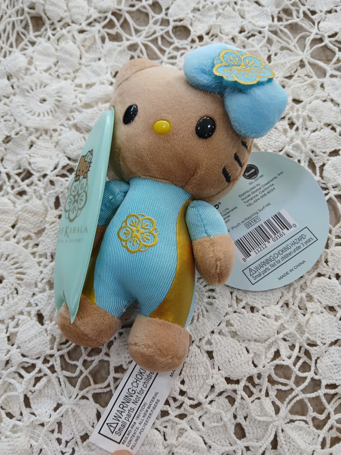 (새것)헬로키티 냥이 서퍼 키링 suffer 상품이미지2