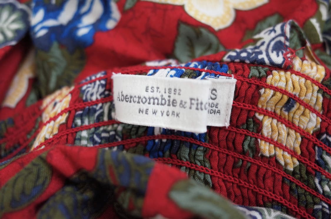 Abercrombie & Fitch 플로럴 나시 원피스 상품이미지4