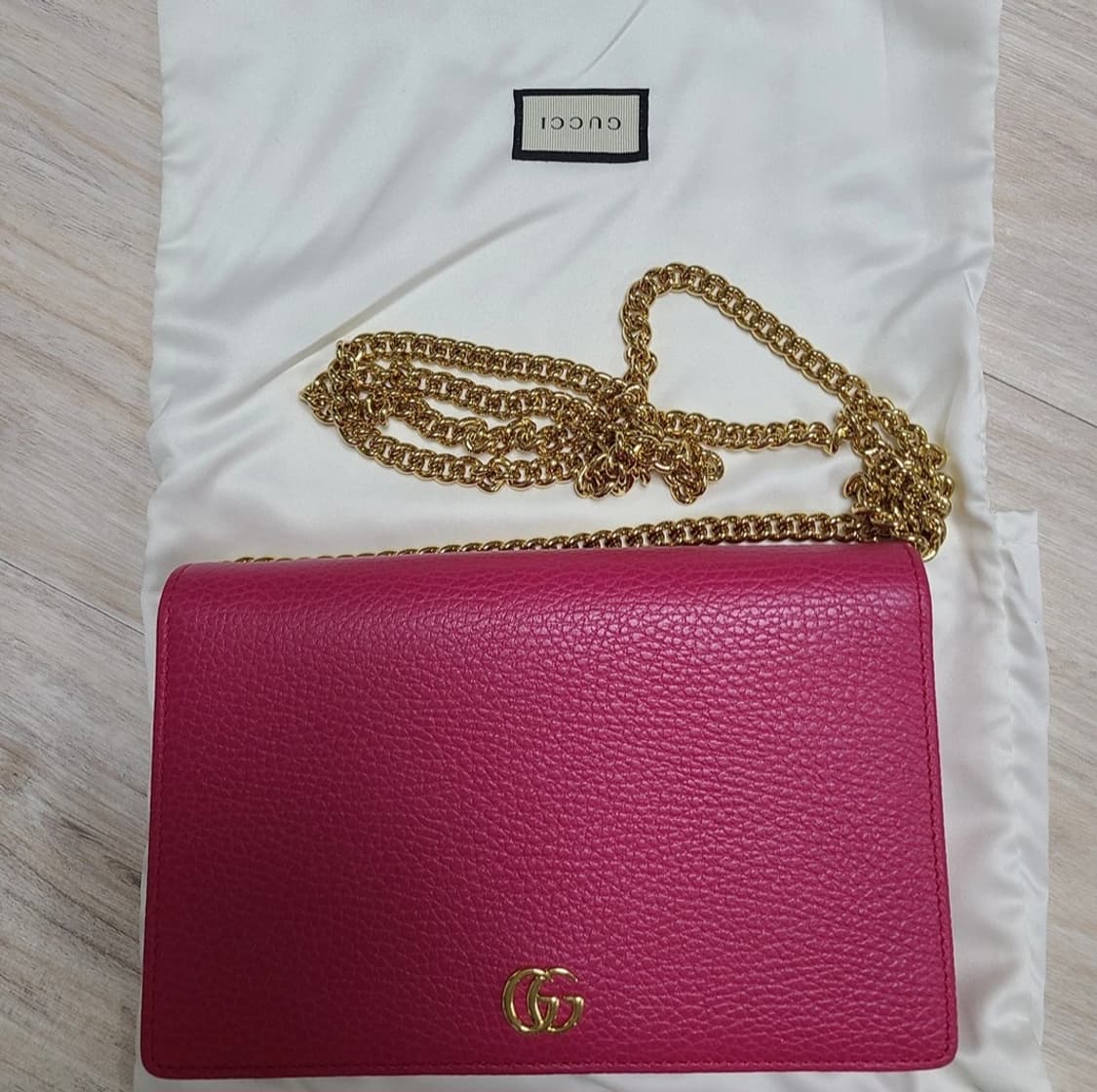 구찌 GG 마몬트 미니체인크로스백 497985 상품이미지5