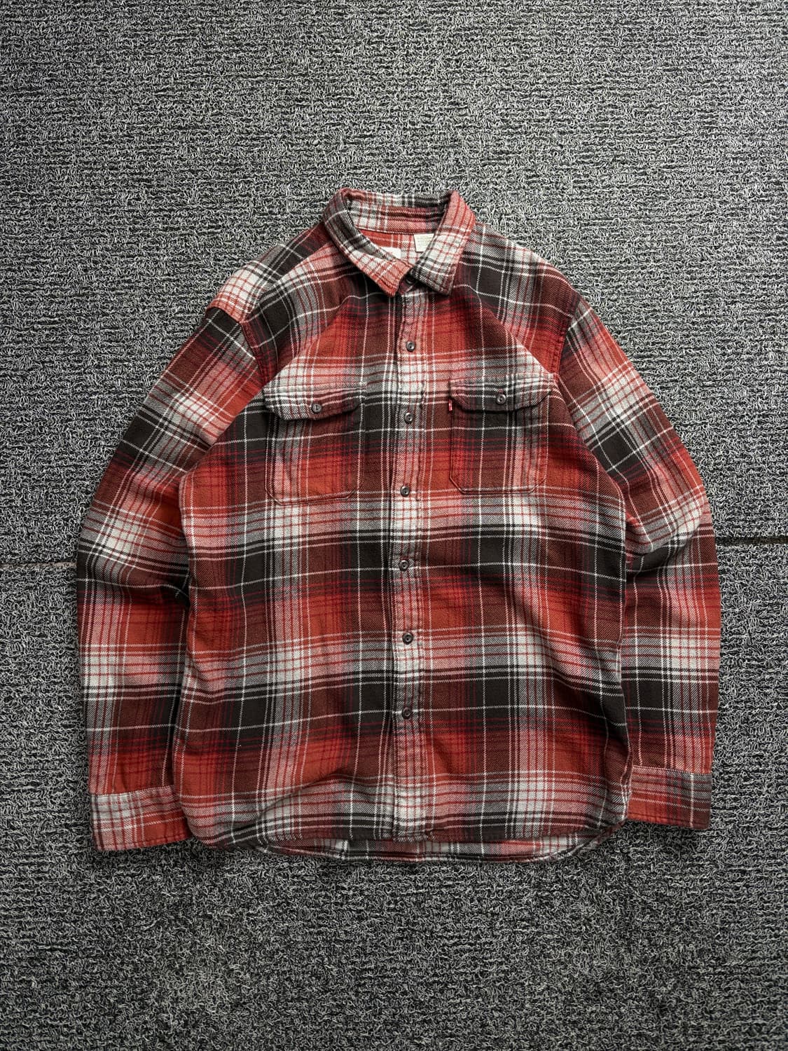 리바이스 아메카지 플란넬 울 패턴 셔츠 2340 상품이미지2