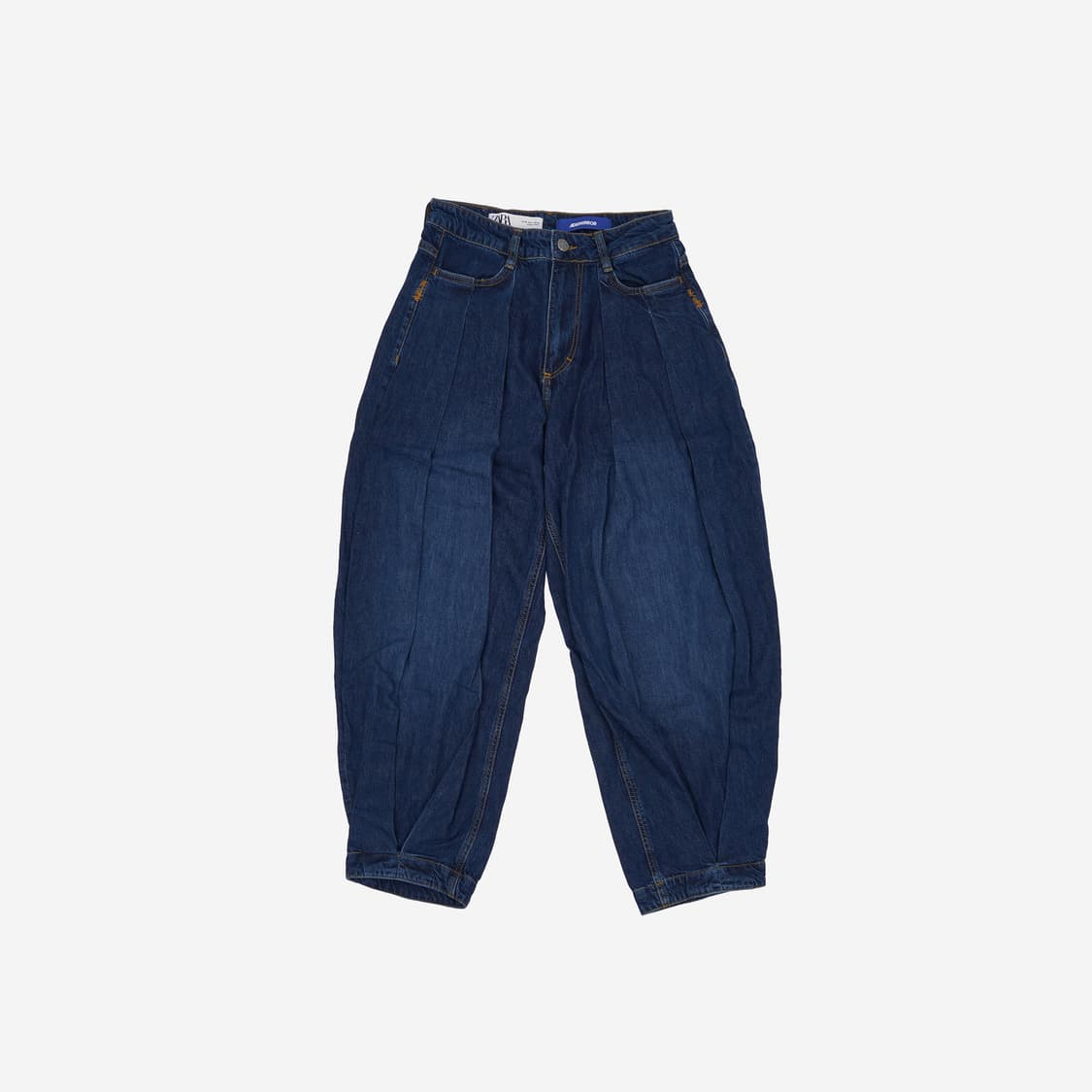 자라 아더에러 와이드 레그 진 블루  상품이미지1