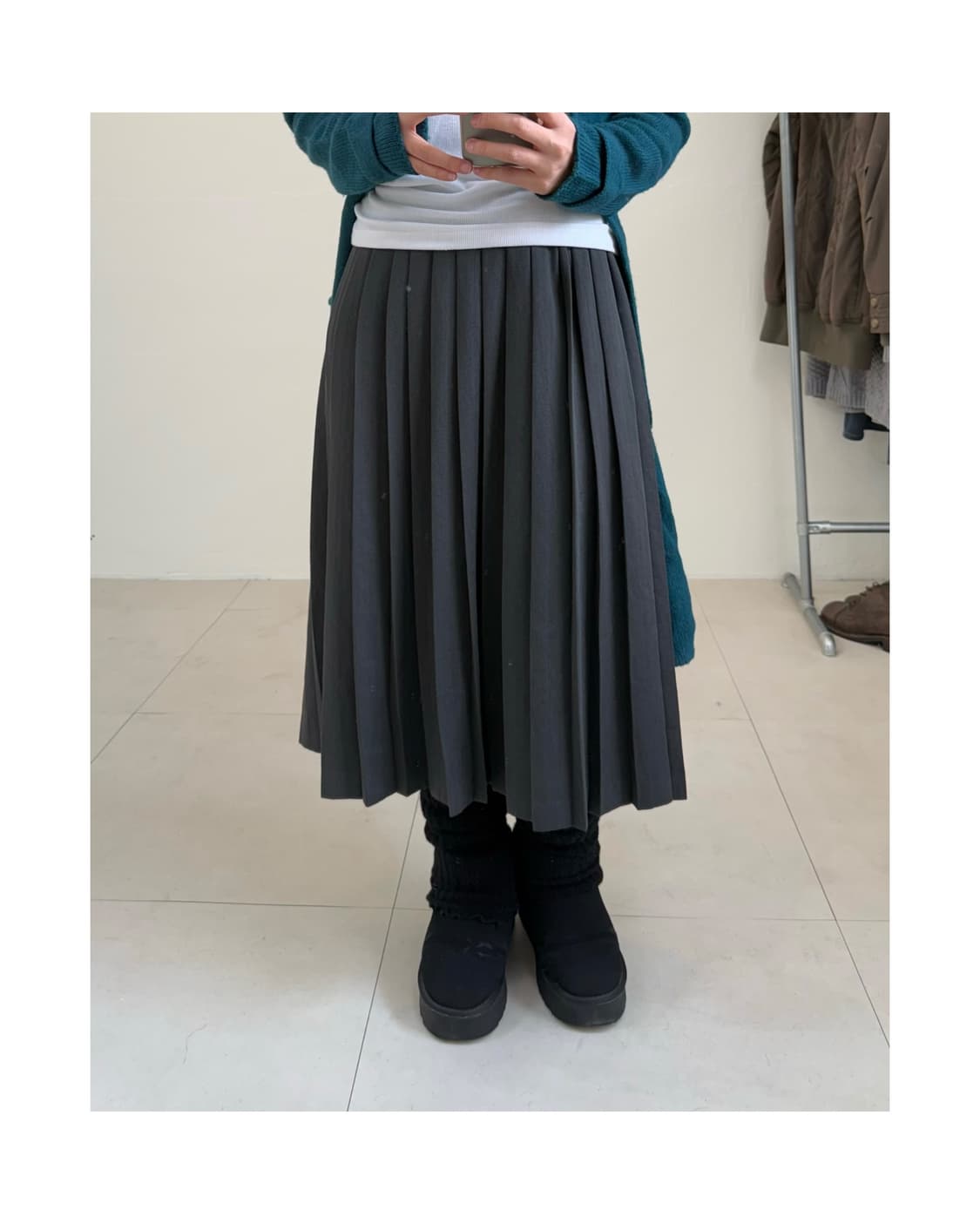 빈티지 플리츠 스커트 상품이미지1
