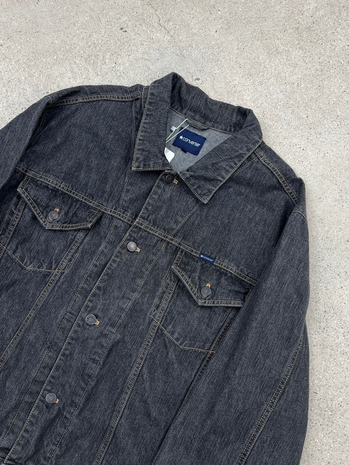 컨버스 00s 블랙 데님 자켓 상품이미지5