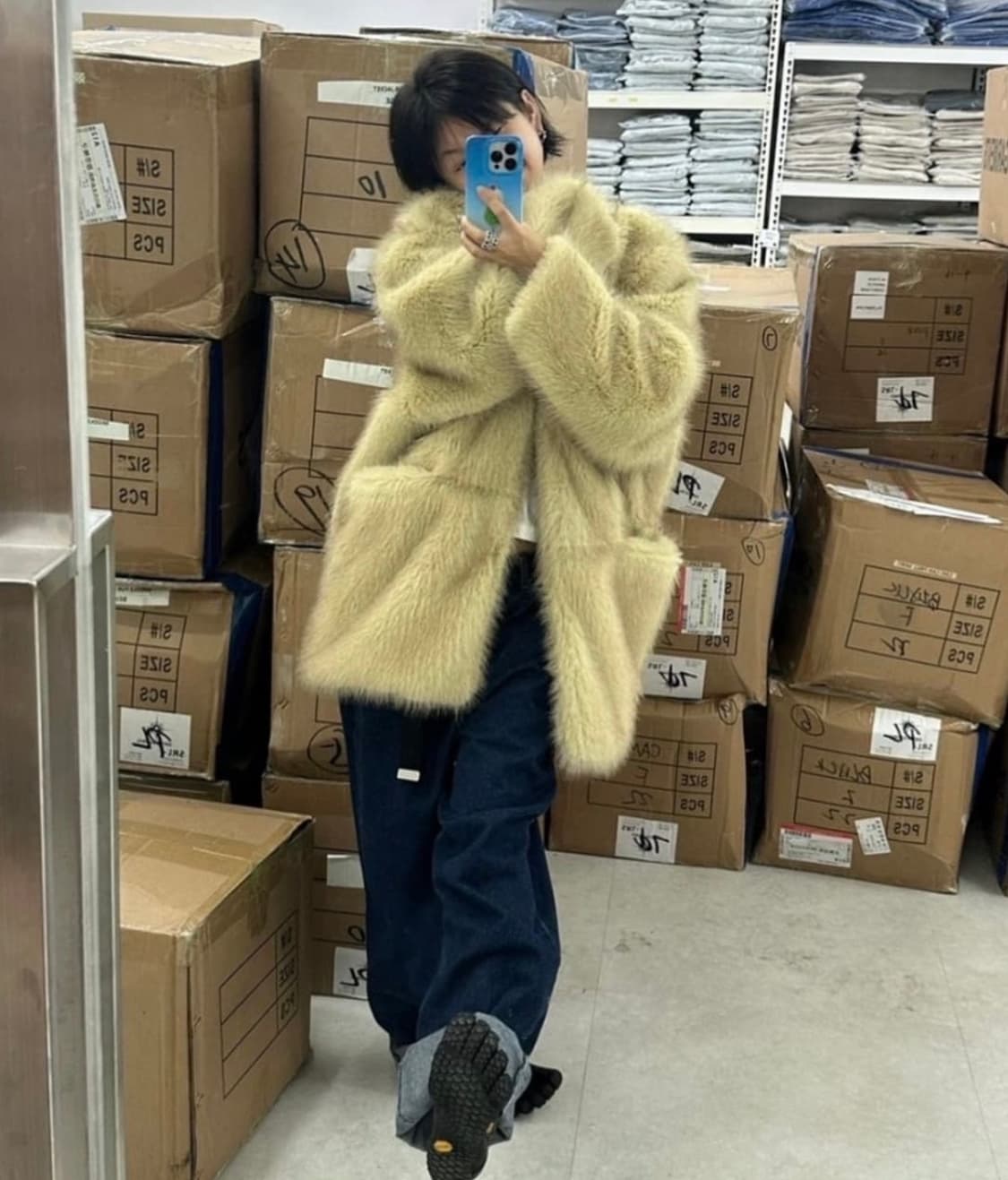 플리즈프로젝트 퍼자켓 상품이미지3